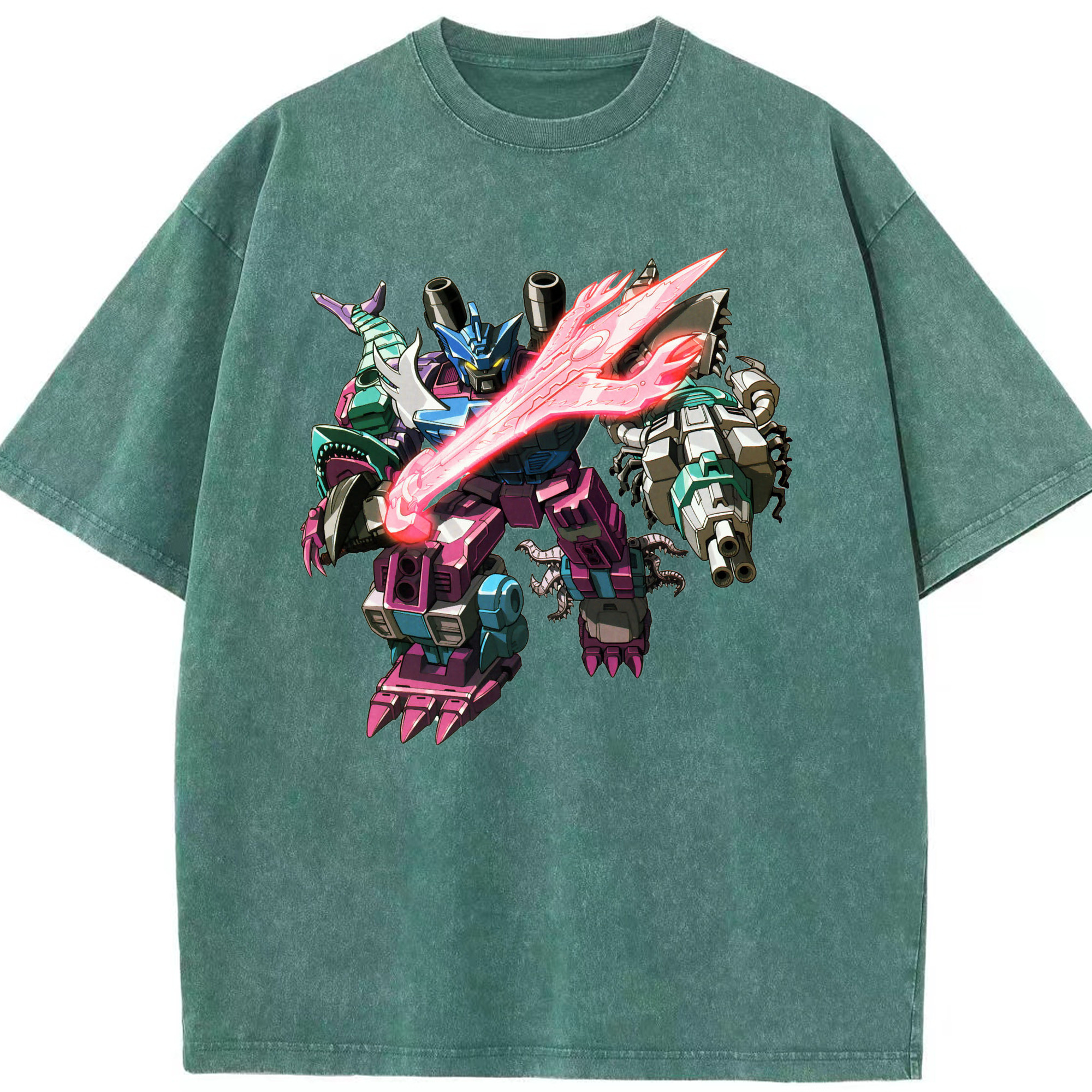 （画像用）  綿100% ヴィンテージ風 半袖Tシャツ（フロントプリント）